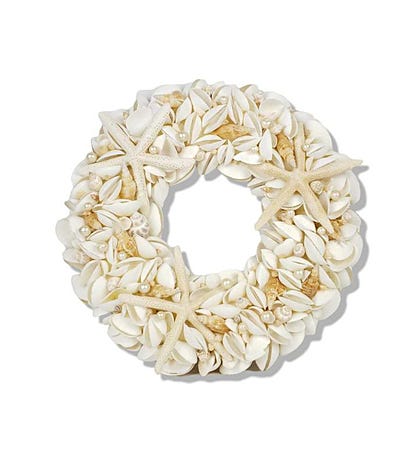 17" Seashell Wreath